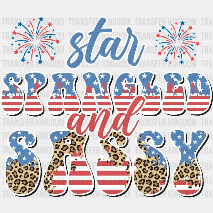 Star Spangled and Sassy - 4th Of July DTF Transfer