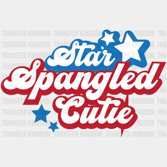 Star Spangled Cutie - 4th Of July DTF Transfer