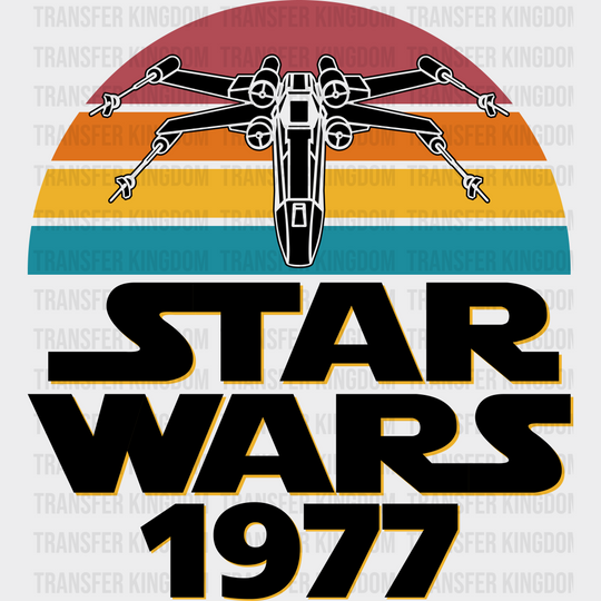 Star Wars 1977 Disney Dtf Transfer Unisex - S & M (10’) / Dark Color Design See Imaging