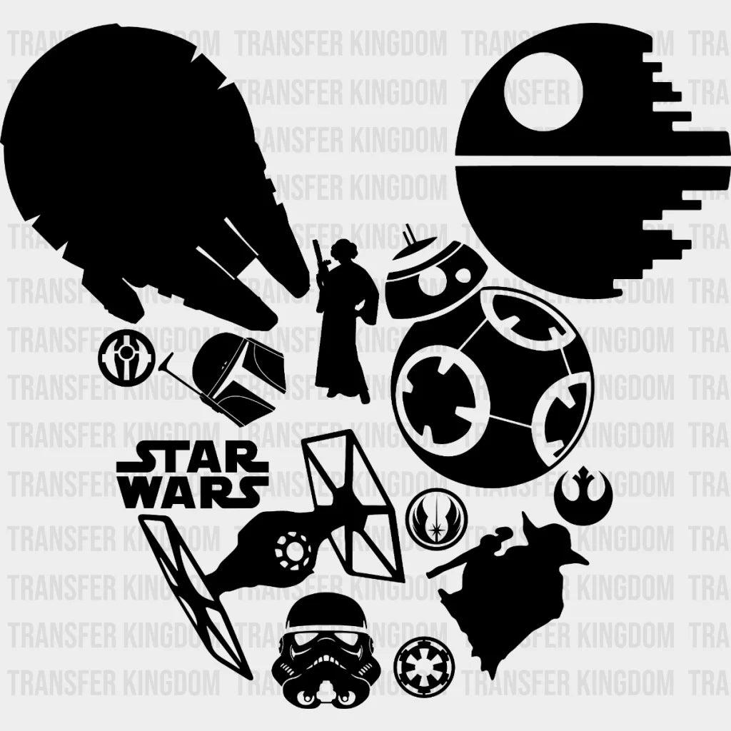 Star Wars Mickey Design - Dtf Heat Transfer