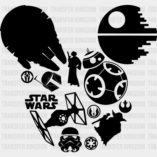 Star Wars Mickey Design - Dtf Heat Transfer