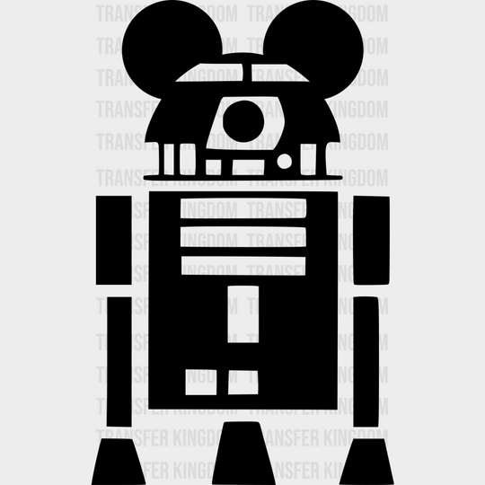 Star Wars R2 D2 Robot Disney Dtf Transfer Unisex - S & M (10’) / Dark Color Design See Imaging