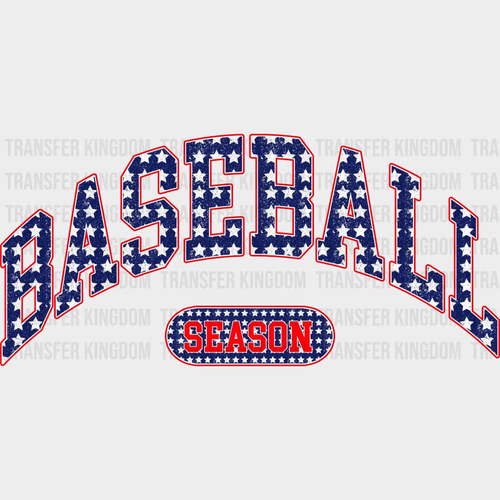 Stars Baseball Season Design - Dtf Heat Transfer