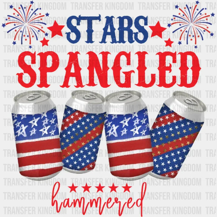 Stars Spangled Can - 4th Of July DTF Transfer