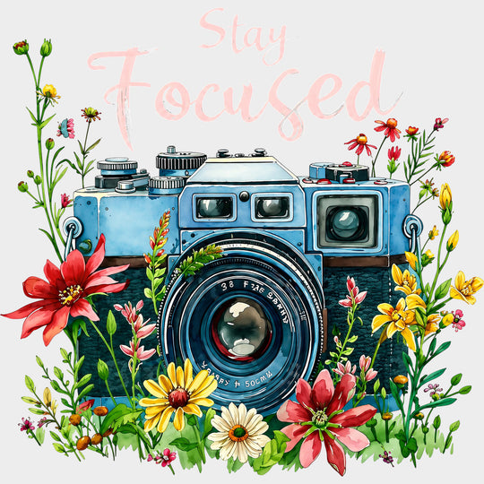 Stay Focused - Photography DTF Transfers - Adult Unisex - S & M (10’’) / Light Color Design (See Imaging)