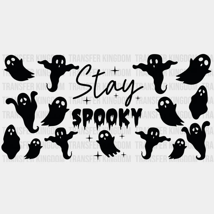 Stay Spooky Dark Design - Halloween Cup Wrap UV Sticker Permanent UV DTF Decal