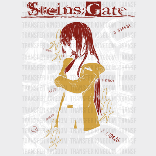 Steins Gate Kurisu Makise - Anime DTF Transfer