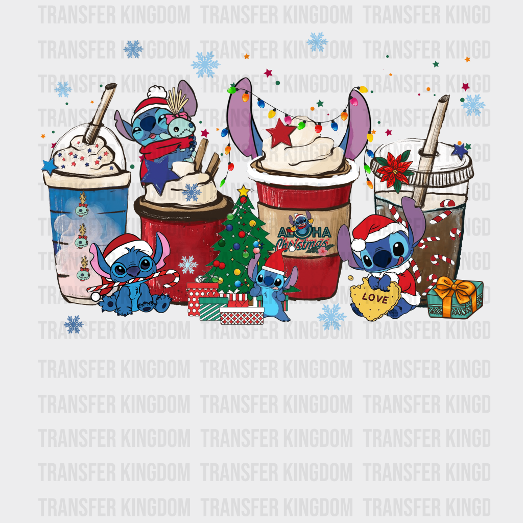 Stich Christmas Christmas Design - Dtf Heat Transfer