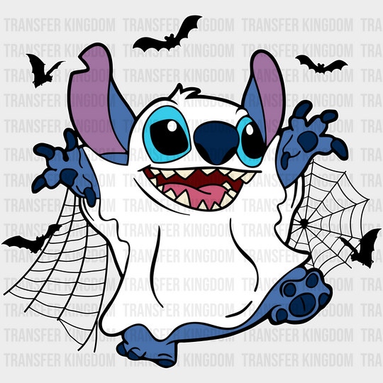 Stitch Ghost Costume Design - Dtf Heat Transfer Unisex S & M (10’’) / Light Color See Imaging