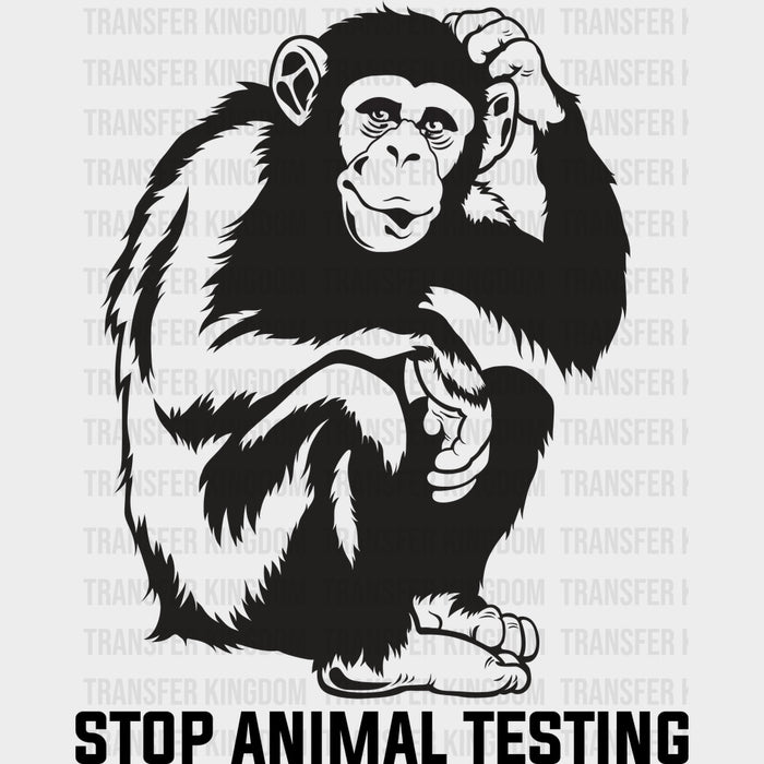 Stop Animal Testing - Vegan DTF Transfers