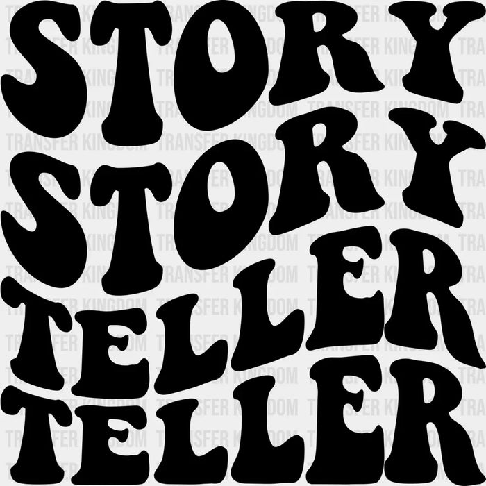 Story Teller - Photography Iron On DTF Transfer