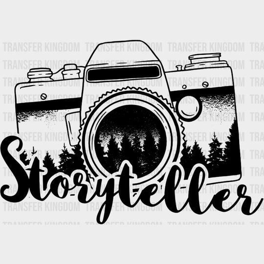 Storyteller - Photography DTF Transfers Adult Unisex - S & M (10’’) / Dark Color Design (See Imaging)