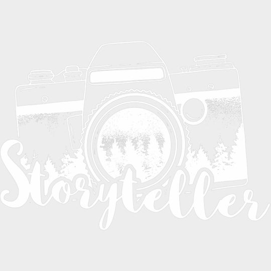Storyteller - Photography DTF Transfers Adult Unisex - S & M (10’’) / Light Color Design (See Imaging)
