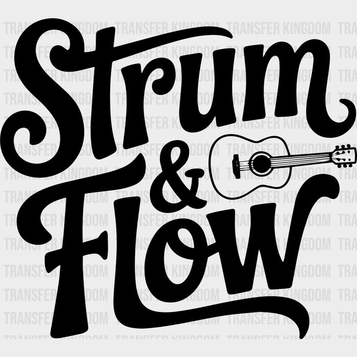 Strum & Flow - Music DTF Transfers