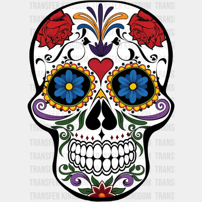 SUGAR SKULL 1 Design - DTF heat transfer