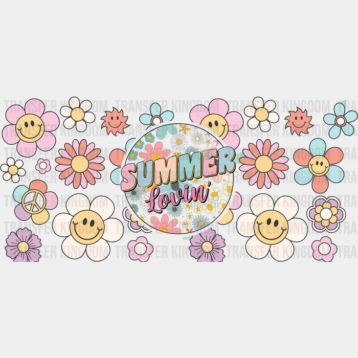 Summer Lovin' - Summer Cup Wrap UV Sticker Permanent UV DTF Decal