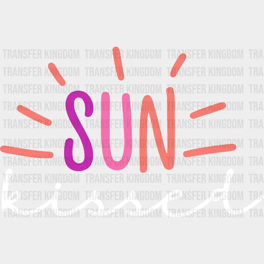 Sun kissed - Cool Summer - Vacation Design - DTF heat transfer - Transfer Kingdom