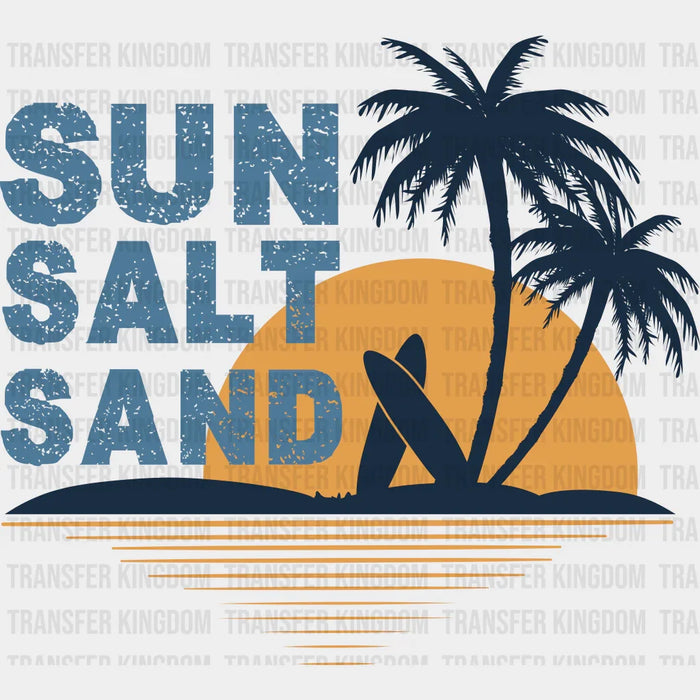 Sun Salt Sand Sunrise Summer DTF Transfer