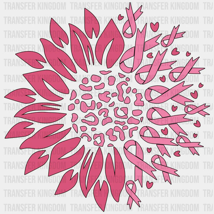 Sunflower Cancer Support Design - DTF heat transfer