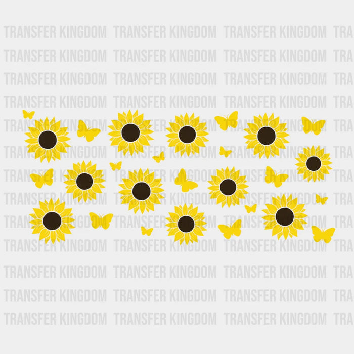 Sunflowers UV DTF Transfer Cup Wrap UV DTF Sticker