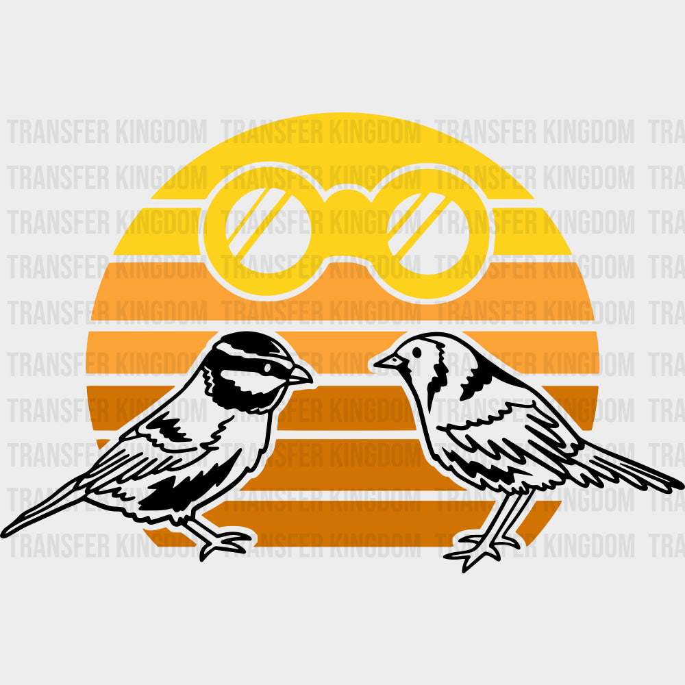 Sunglasses & Birds - Birds DTF Transfers transfer-kingdom Dark Color Design (See Imaging)