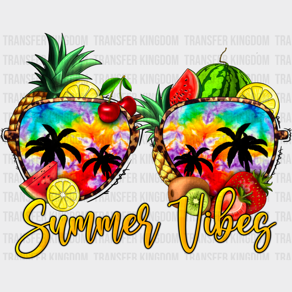 Sunglasses Summer Vibes Fruits Dtf Transfer