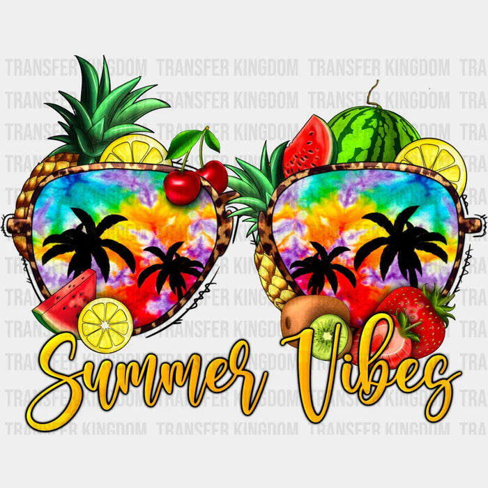 Sunglasses Summer Vibes Fruits Summer DTF Transfer
