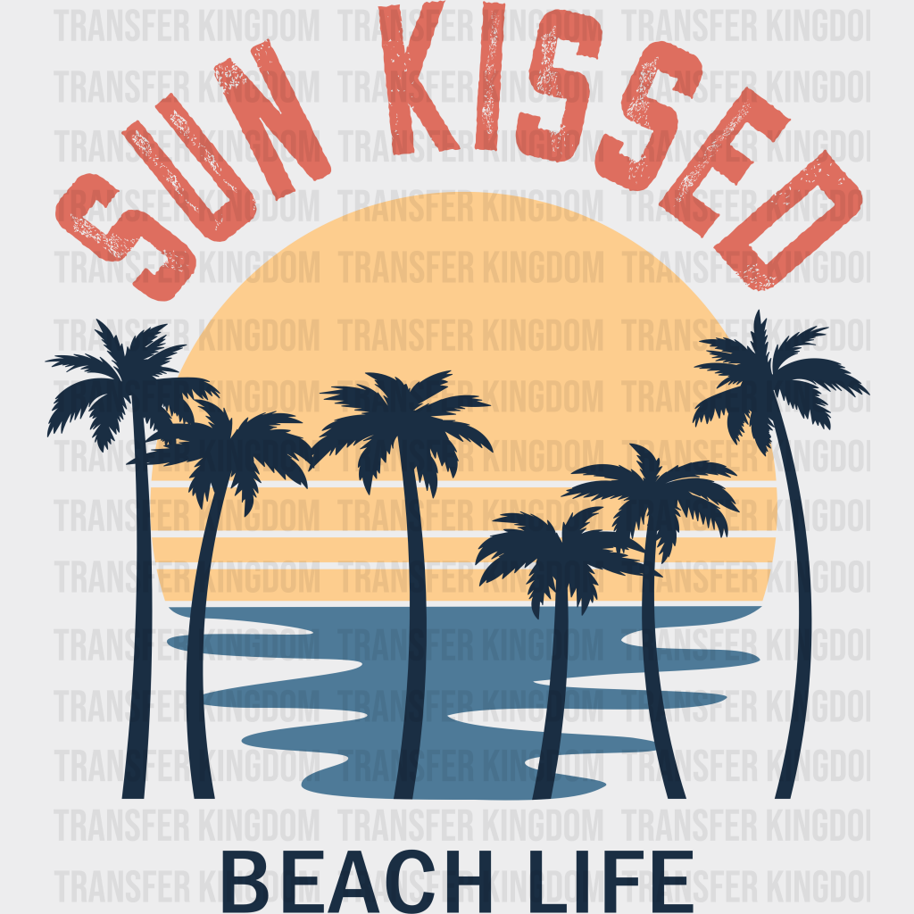 Sunkissed Beach Life Summer Dtf Transfer