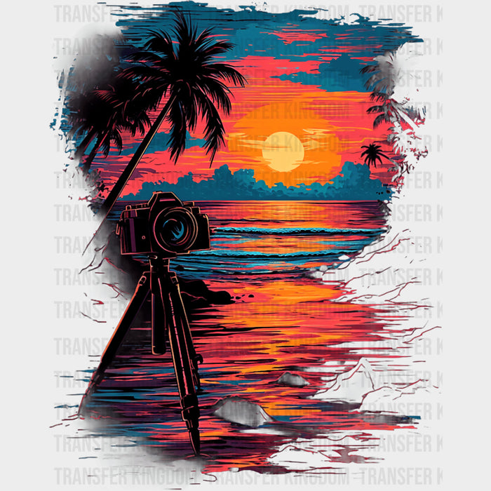 Sunset & Camera - Photography DTF Transfers