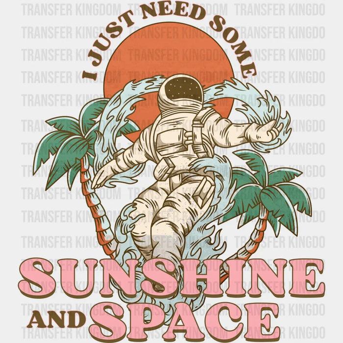 Sunshine And Space Summer DTF Transfer