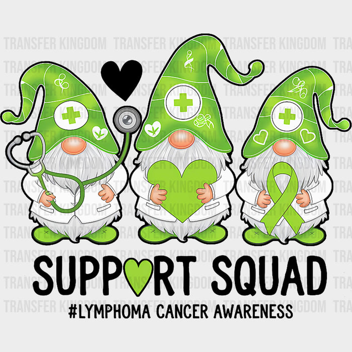 Support Squad, Green Gnomes - Lymphoma DTF Transfers