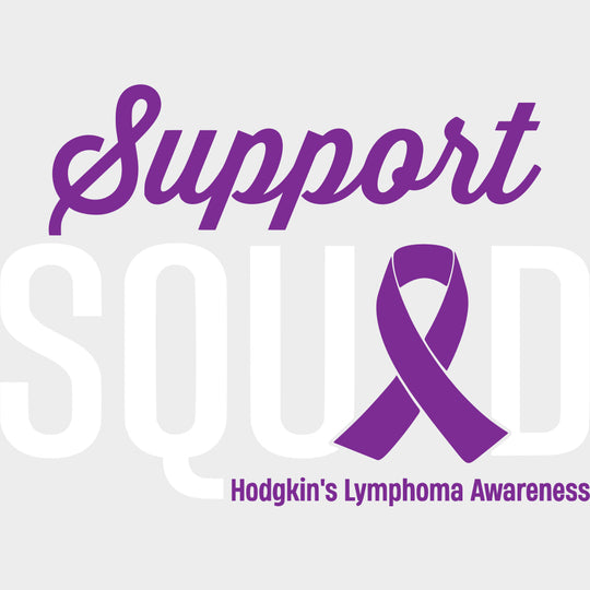 Support Squad, Purple - Lymphoma DTF Transfers transfer-kingdom Light Color Design (See Imaging)