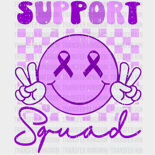 Support Squad, Smiley - Alzheimer's Awareness DTF Transfer transfer-kingdom