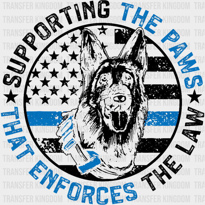 Supporting The Paws That Enforces The Law - Police DTF Transfers