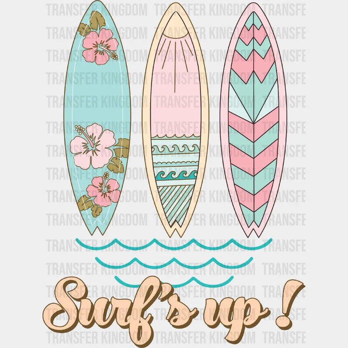 Surf's Up Design  - Summer DTF Transfer