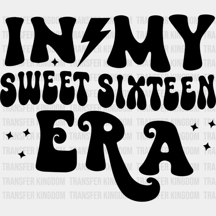 Sweet Sixteen Era Lightning - Sweet 16 DTF heat transfer