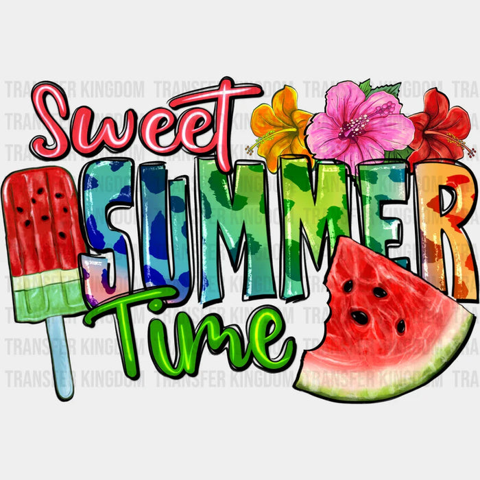 Sweet Summertime Watermelon Summer DTF Transfer