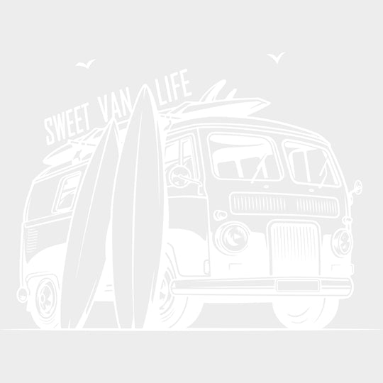 Sweet Van Life - Surfing DTF Transfers transfer-kingdom Light Color Design (See Imaging)