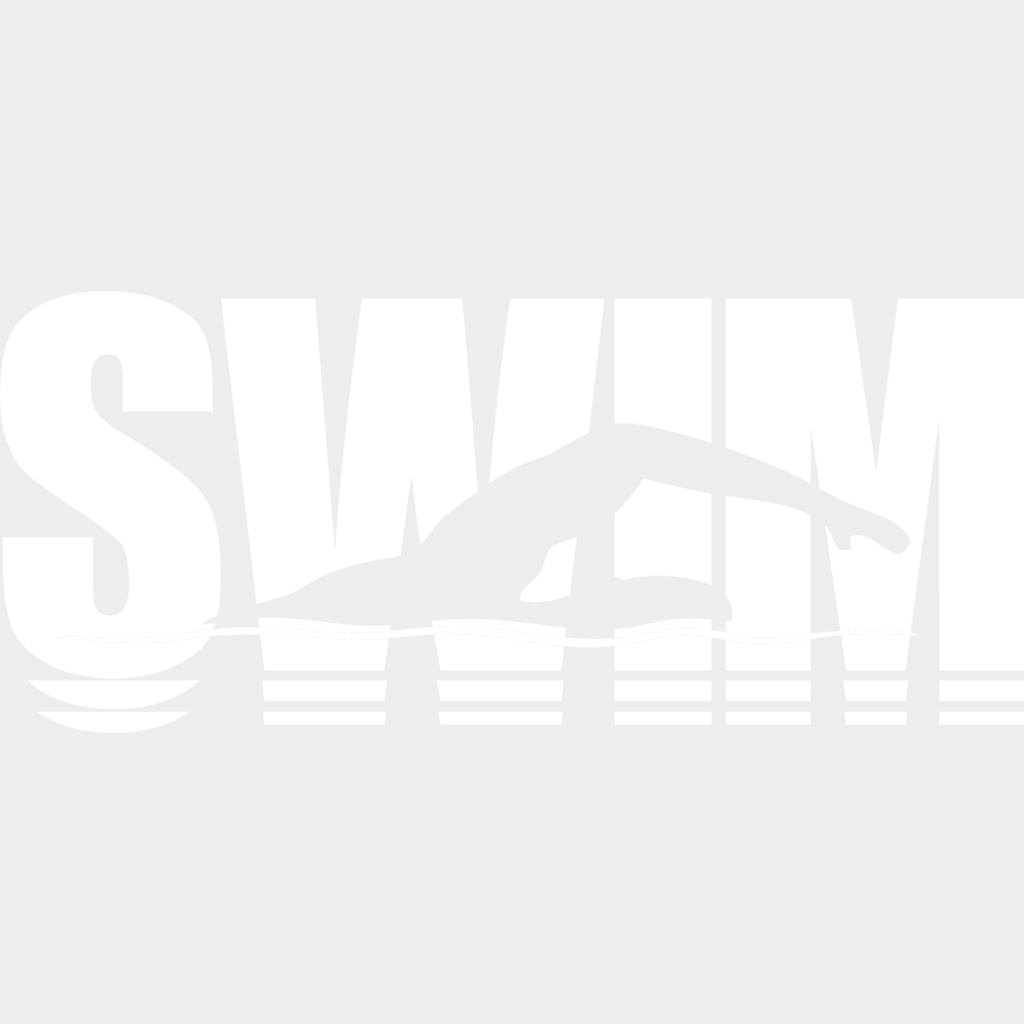Swim B&W - Swimming DTF Transfer Adult Unisex - S & M (10’’) / Light Color Design (See Imaging)