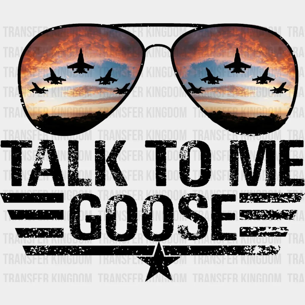 Talk To Me Goose Fighter Jet - Vote Election Design Dtf Heat Transfer