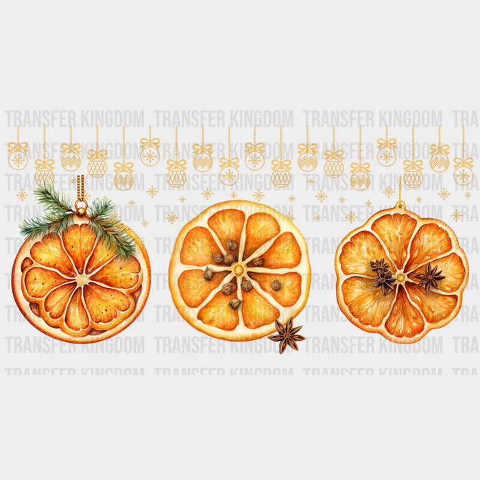 TANGERINE CHRISTMAS UV Dtf Wrap - UV DTF TRANSFER