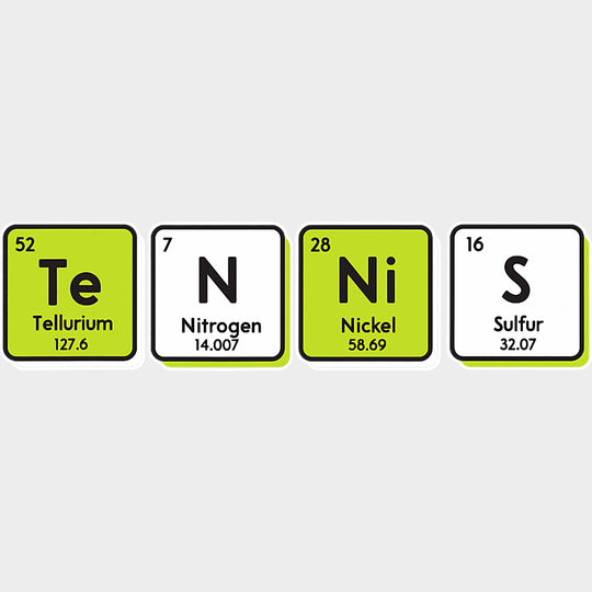 Te N Ni S Elements - Tennis DTF Transfers Adult Unisex - S & M (10’’) / Light Color Design (See Imaging)