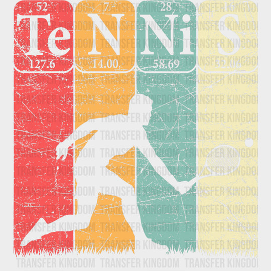 Te N Ni S - Tennis DTF Transfers