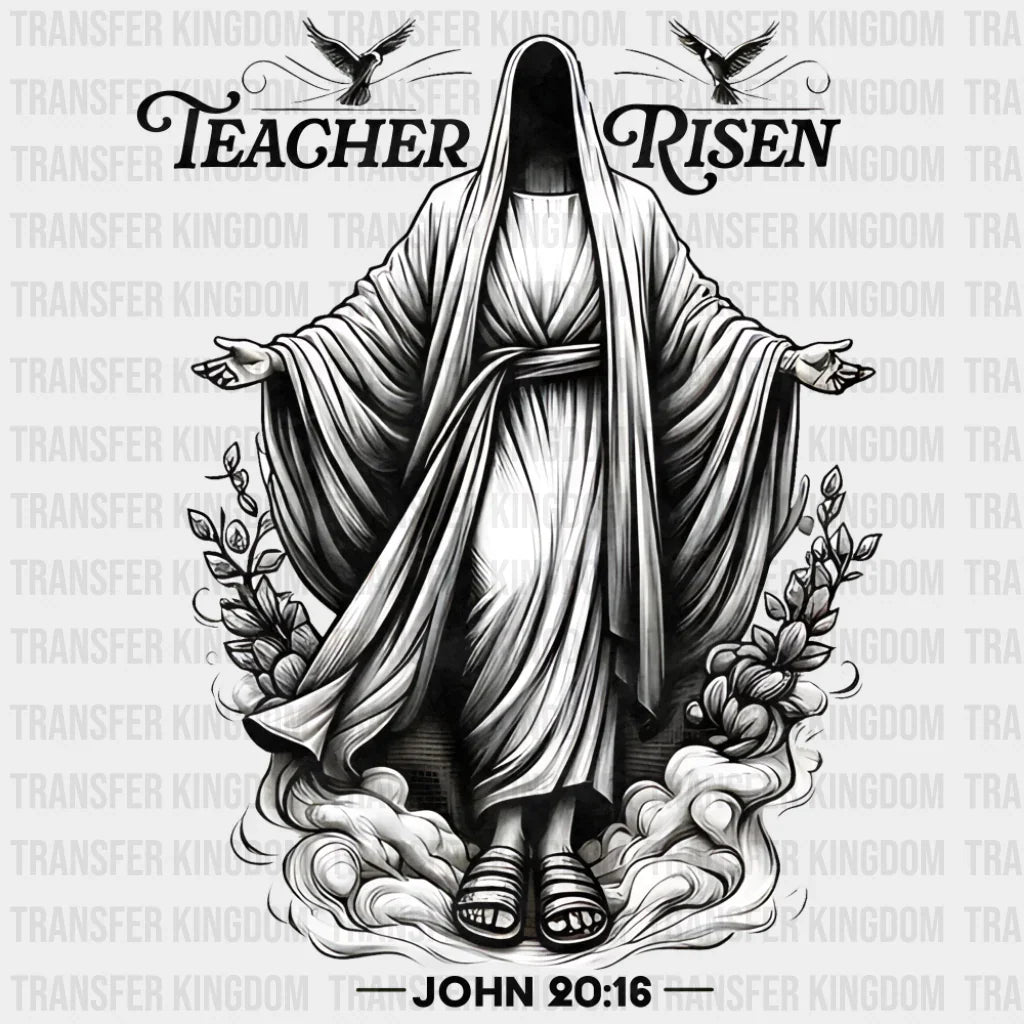 Teacher Risen John 20:16 - Christianity DTF Transfer – Transfer Kingdom