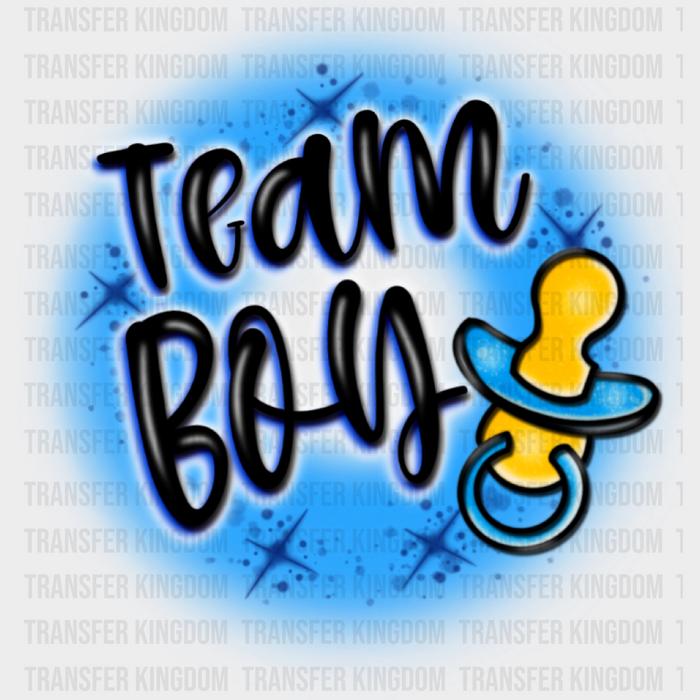 Team Boy And Girl - Gender Reveal DTF Transfer