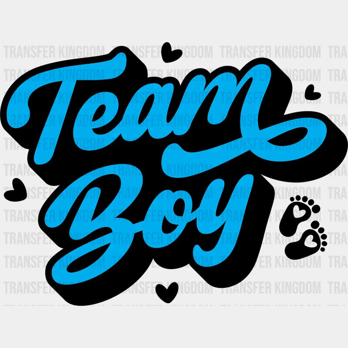 Team Boy Blue Design - Gender Reveal DTF Transfer