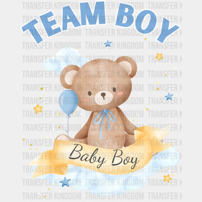 Team Boy & Girl Teddy Bear - Gender Reveal DTF Transfer