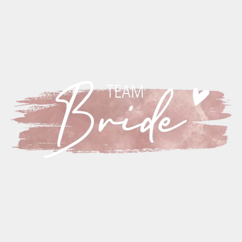 Team Bride Bridal Party Design- Dtf Heat Transfer