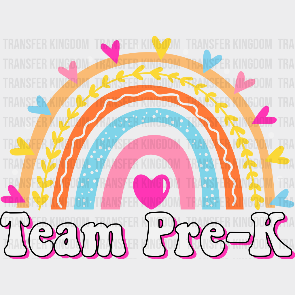 Team Pre-K Design - Dtf Heat Transfer