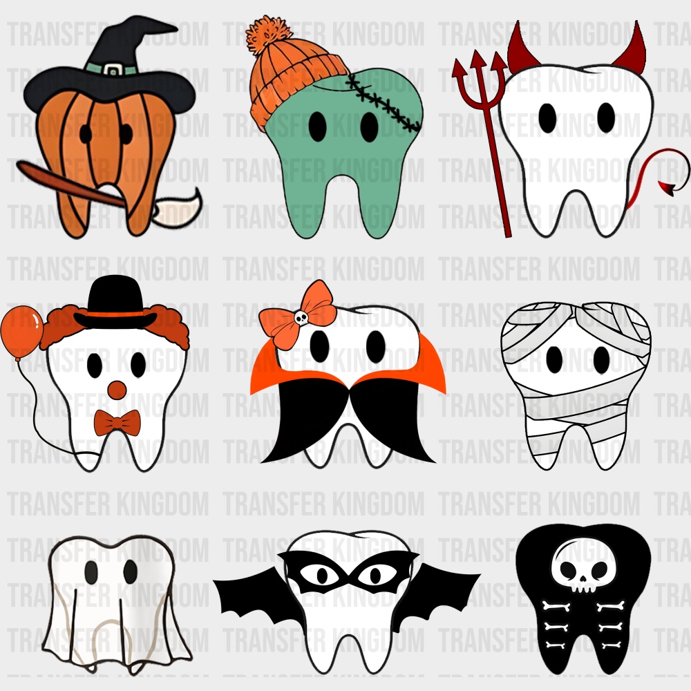 Teeth Halloween DTF Transfer